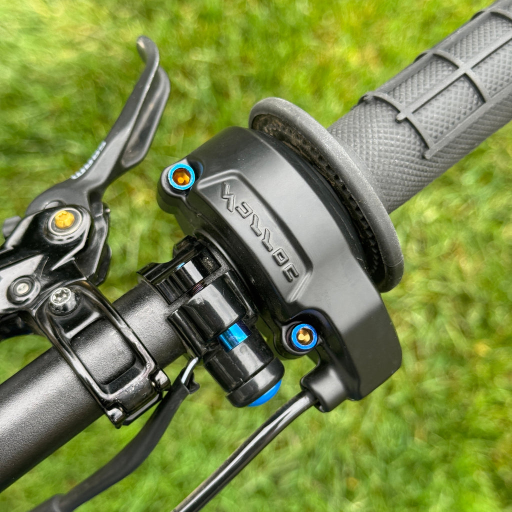 Titanium Surron Throttle Bolts